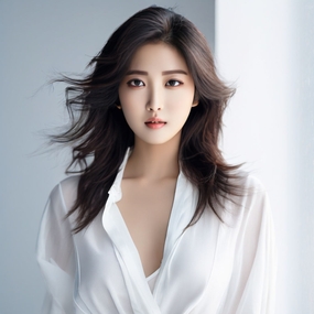 亚洲性感衬衫诱惑个人写真艺术图片